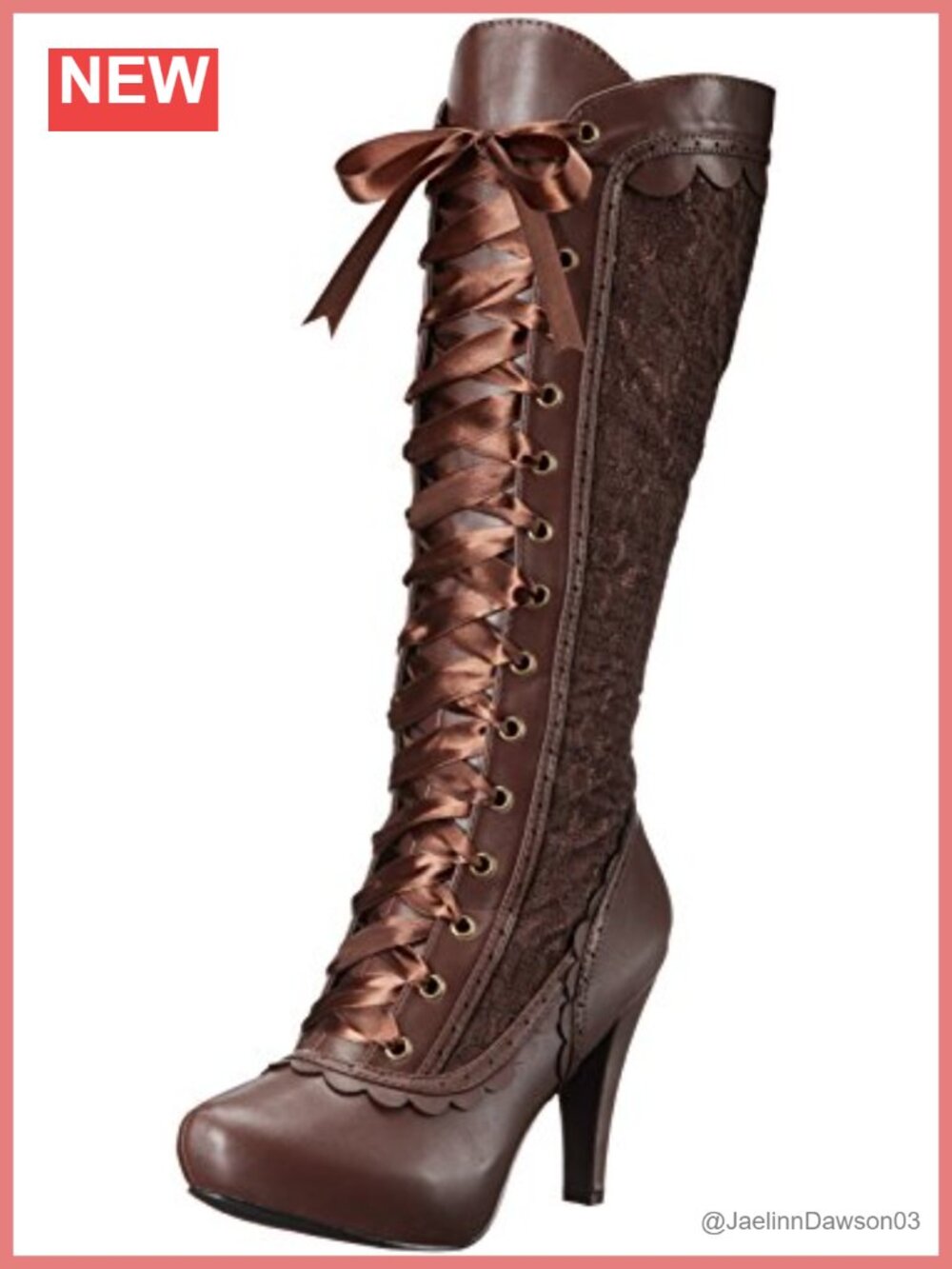 Ellie Shoes Women's Victorian Block Heel Leather Ankle Boots Zip Closure Fall